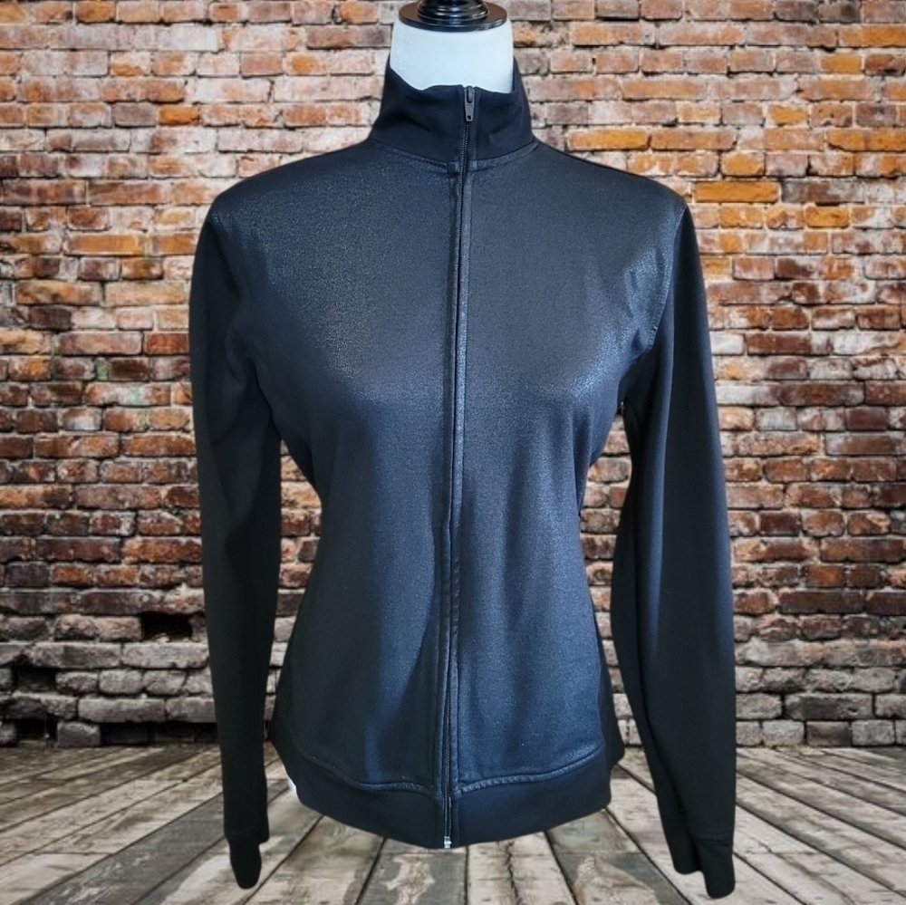 SHINY Black Athletic Jacket